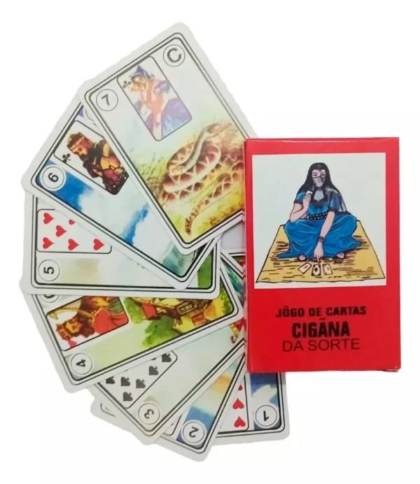 TAROT JOGO DE CARTAS CIGANA DA SORTE 36 CARTAS