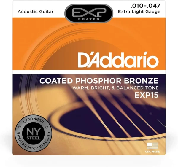 Encordoamento D'Addario 0.10 Fósforo Bronze