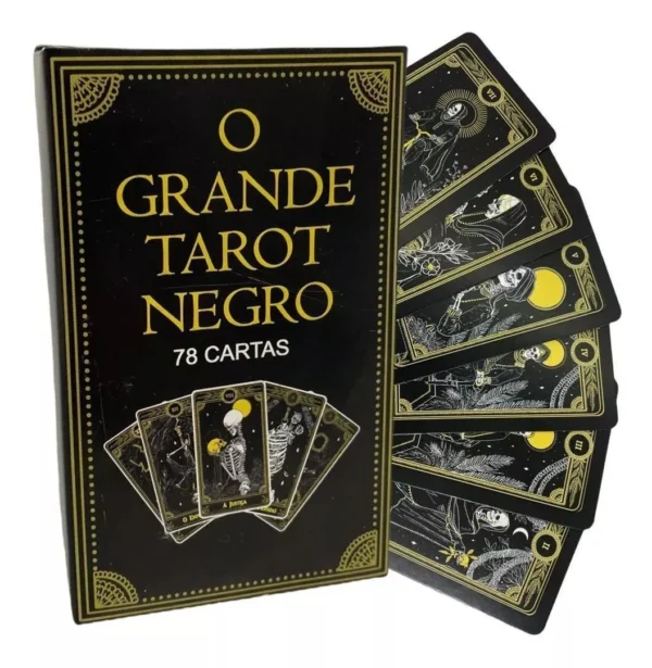 TAROT O GRANDE TAROT NEGRO 78 CARTAS