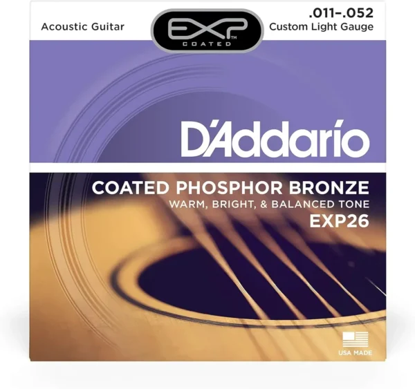 Encordoamento D'Addario 0.11 Fósforo Bronze