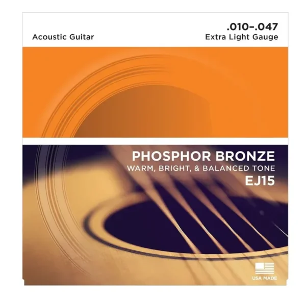 Encordoamento D'Addario 0.10 Fósforo Bronze