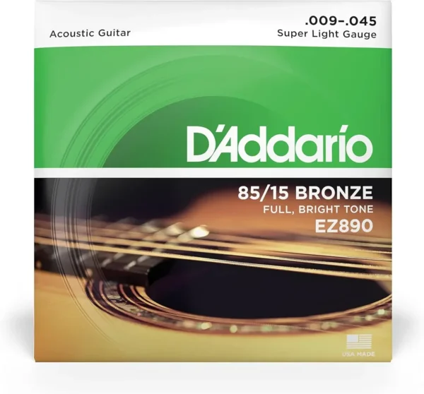 Encordoamento D’Addario 0.09  Fósforo Bronze