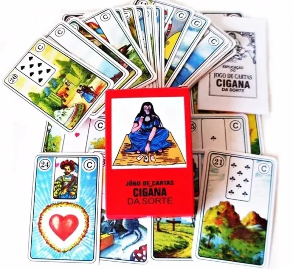 TAROT JOGO DE CARTAS CIGANA DA SORTE 36 CARTAS - Image 2