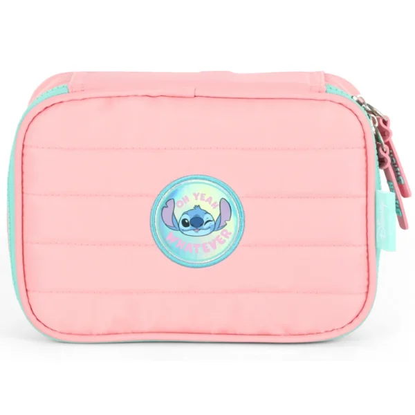 Estojo Box STITCH DISNEY Salmão