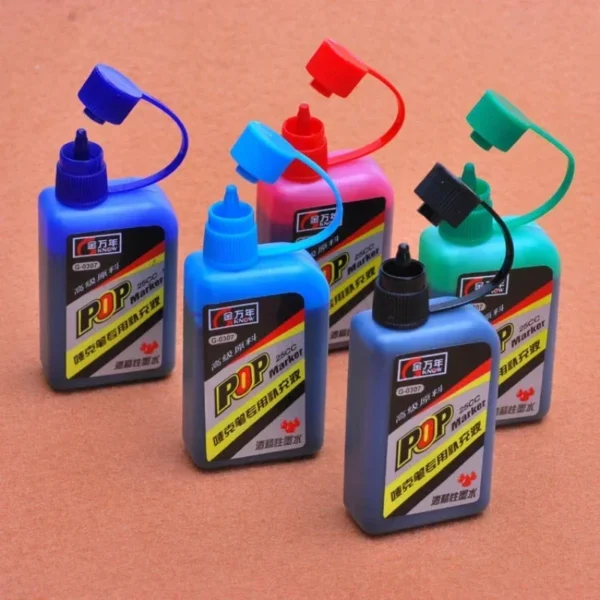 Conjunto de tinta marcador engarrafada, 12 cores, 25ml - Image 6