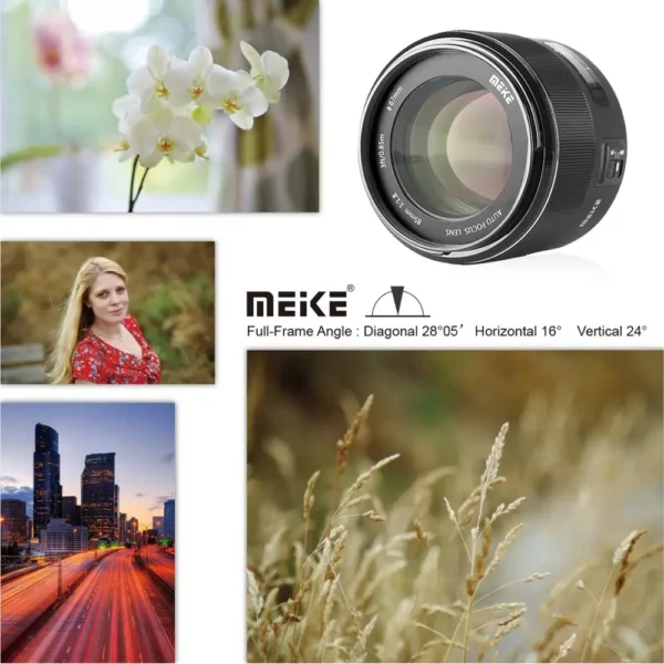 Meike 85mm f/1.8 full frame auto foco canon eos ef mount - Image 5