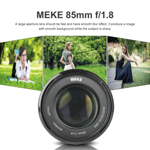 Meike 85mm f/1.8 full frame auto foco canon eos ef mount - Image 2