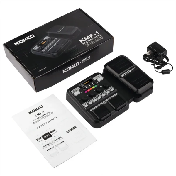 Kakko-KMF-1 Pedal de Guitarra Sintetizado Efeito, 18 Amp Modelos, IR 512, Dot Sampling, Drum Machine e Função Loop, Acessórios de Guitarra - Image 6