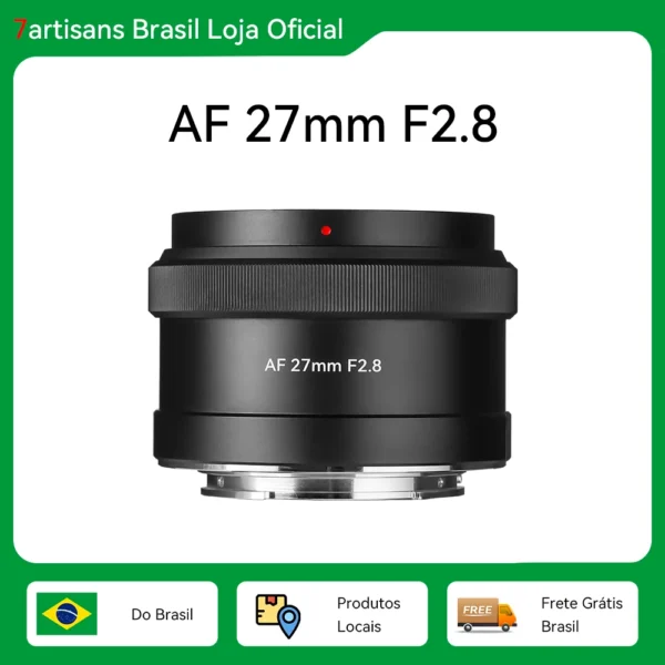 7artisans AF 27mm F2.8 APS-C Lente STM Prime de foco automático  Sony E-Mount